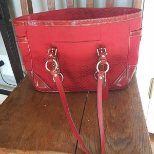 Coach shoulder purse.